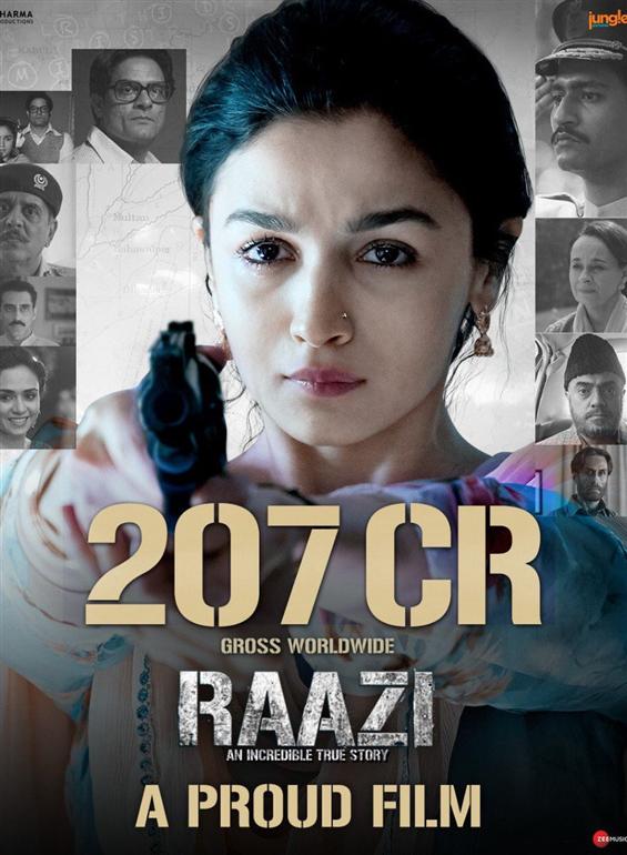 Alia Bhatt's Raazi crosses Rs 200 crore mark worldwide